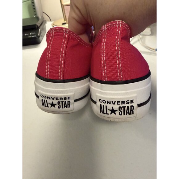 Converse All Star Pink Canvas Low-Top Sneakers Womens Size 5 US - Picture 2 of 5